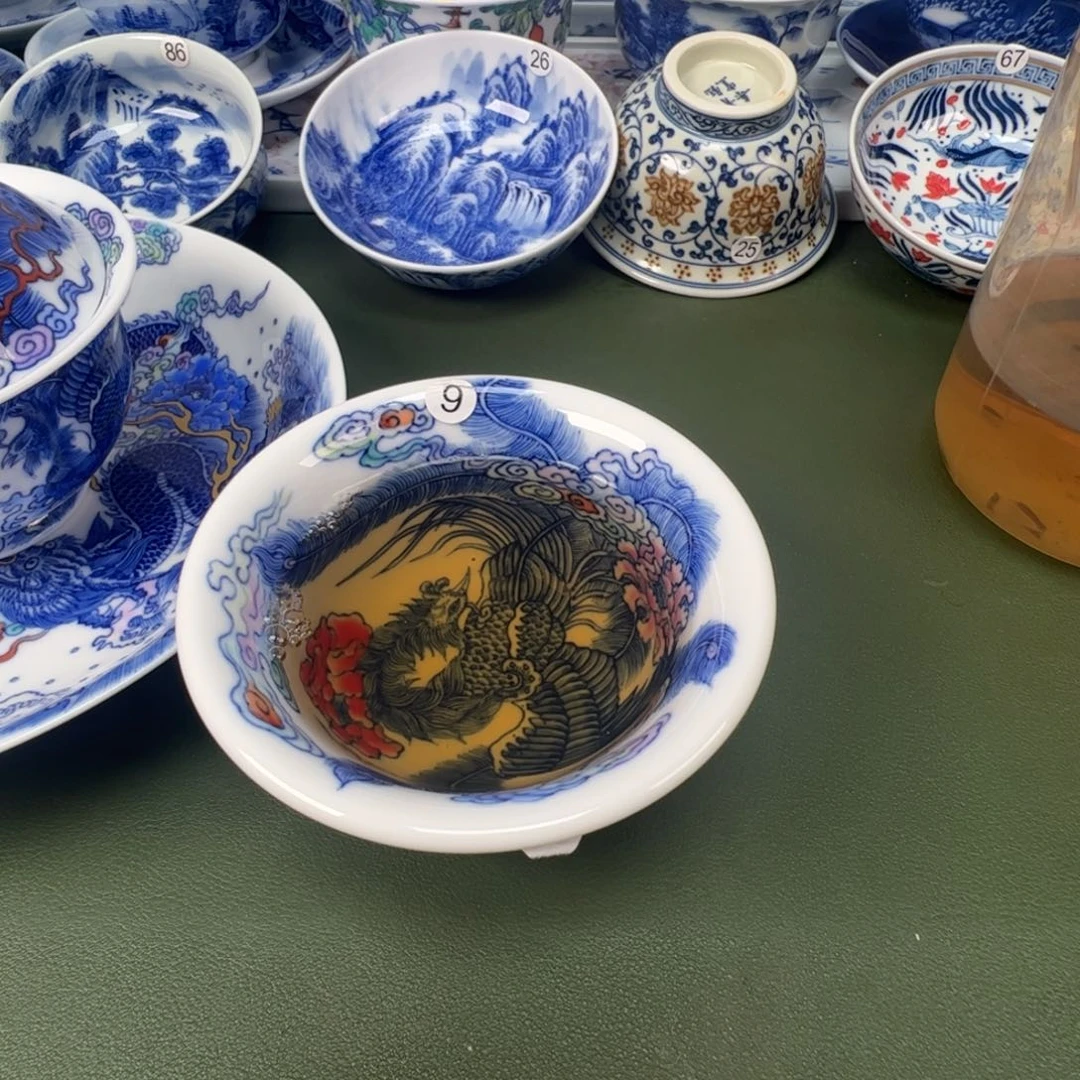 景德镇纯手工纯手绘茶具木木9
