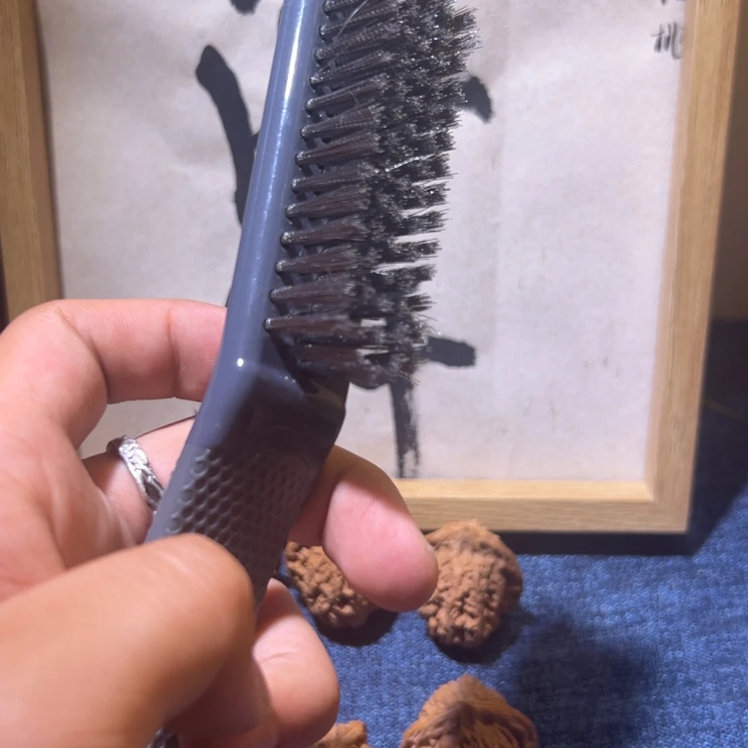 万毛硬钢丝刷，文玩核桃专用不掉色，单拍不发
