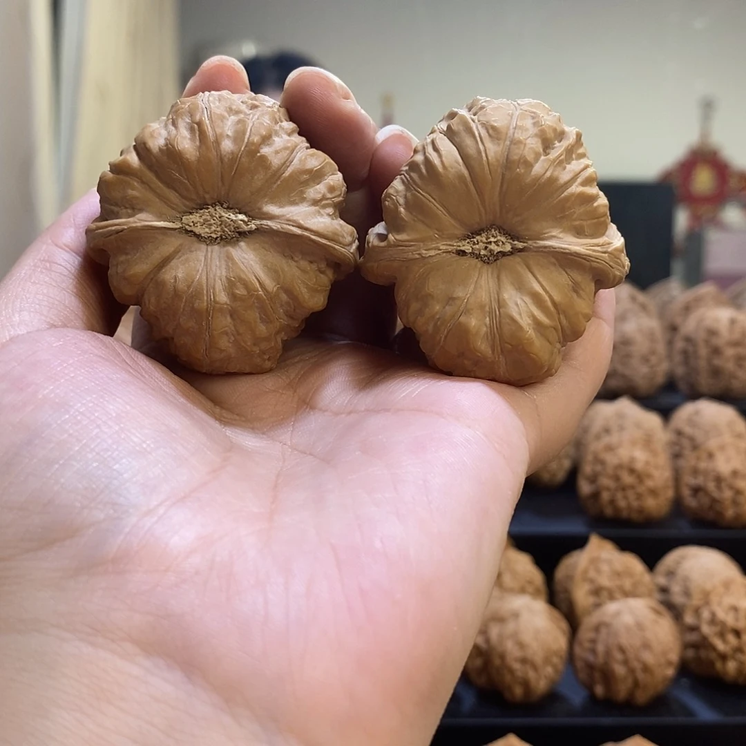 把件文玩核桃44南瓜墩有色差