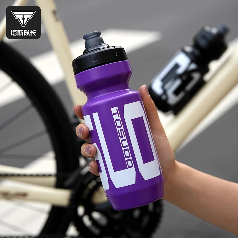 塔斯队长自行车骑行水壶户外便携山地公路车运动水杯健身按压水壶
