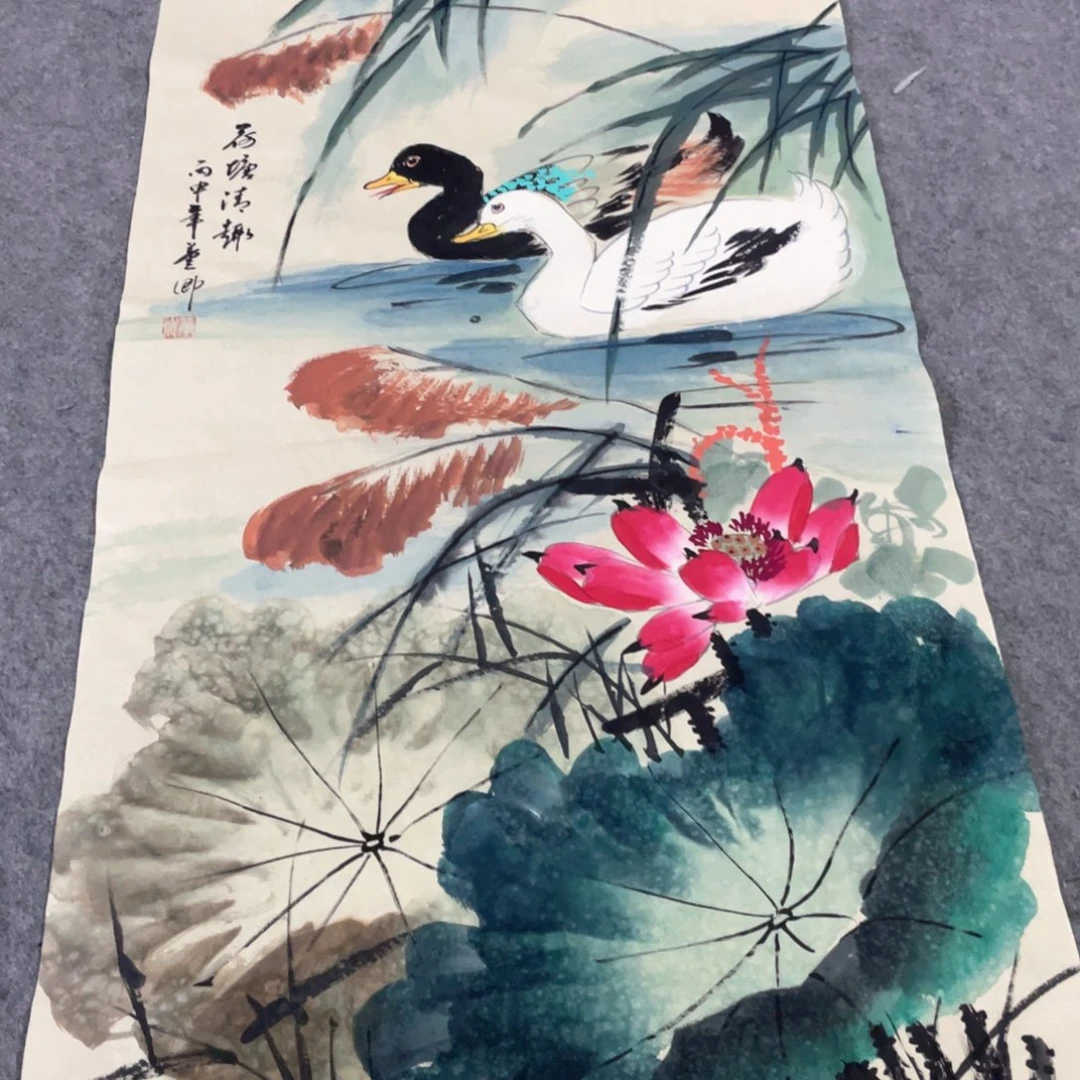 国画国画作品画心一张