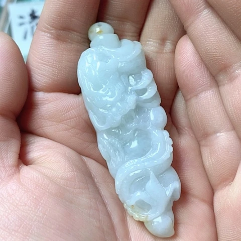 翡翠颈饰未镶嵌天然缅甸翡翠a货