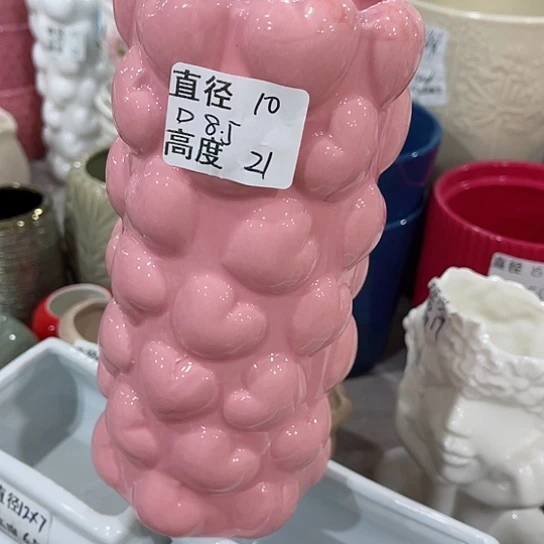 多肉绿植陶瓷花盆9.9包邮，有孔