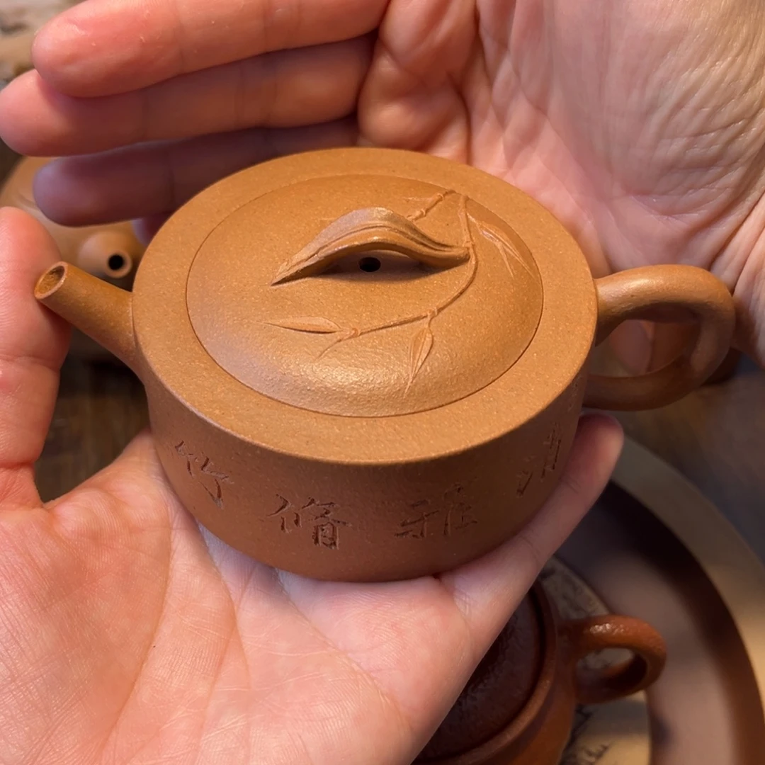 紫砂茶壶宜兴紫砂茶具半手工制作