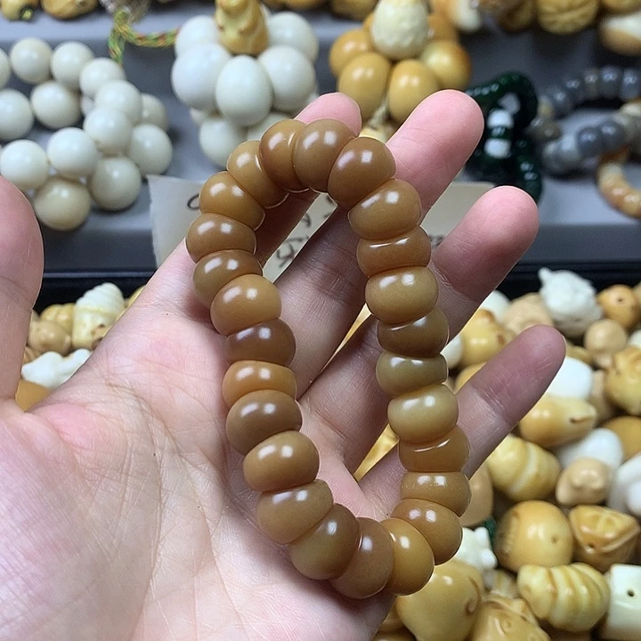 手串菩提根/象牙果风化大肠14蒜瓣
