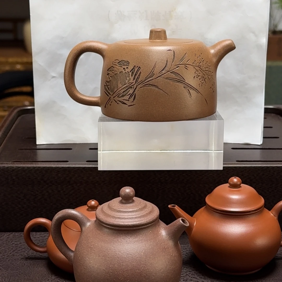 借***用茶壶紫砂全手摹万泉井栏