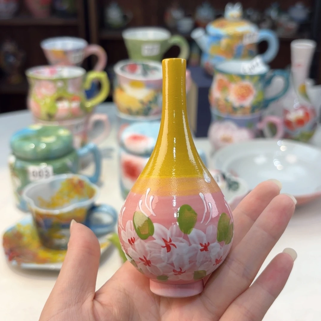 景德镇手绘高温釉下彩陶瓷茶具