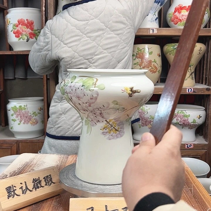 摆件蘑菇紫藤高26 款陶瓷陶瓷