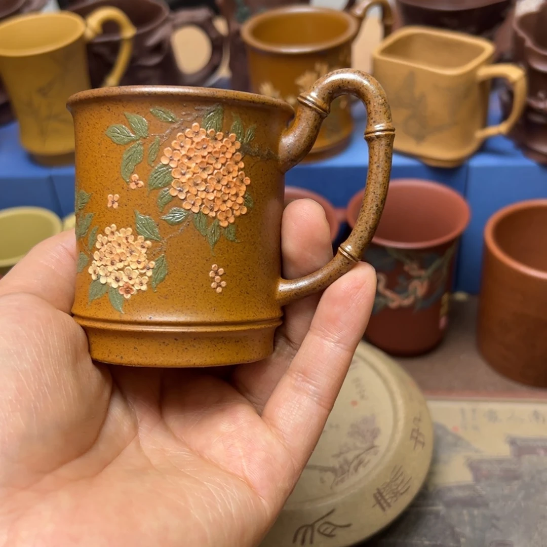 紫砂茶杯紫砂主人杯120cc