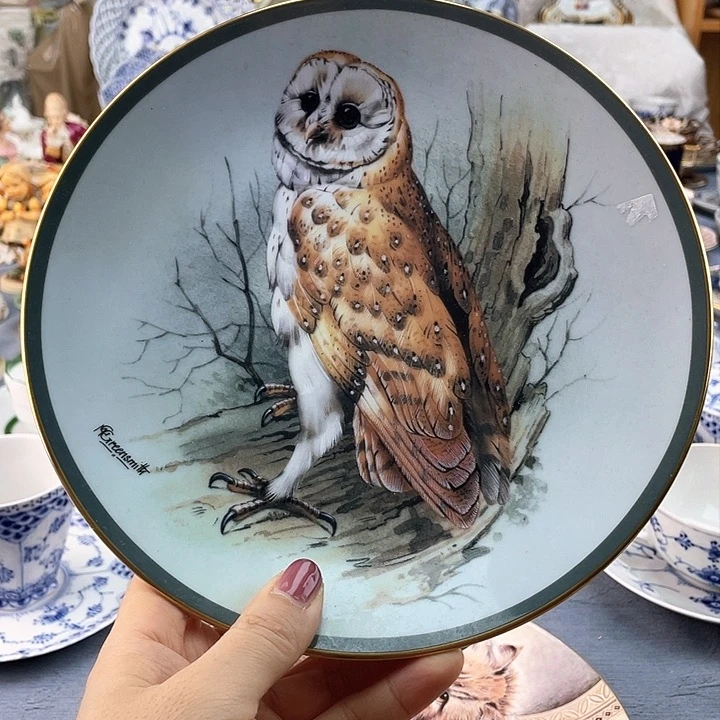 中古欧瓷瓷器小房子