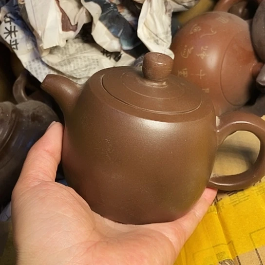 茶壶绿泥宜兴紫砂全手工制作工艺