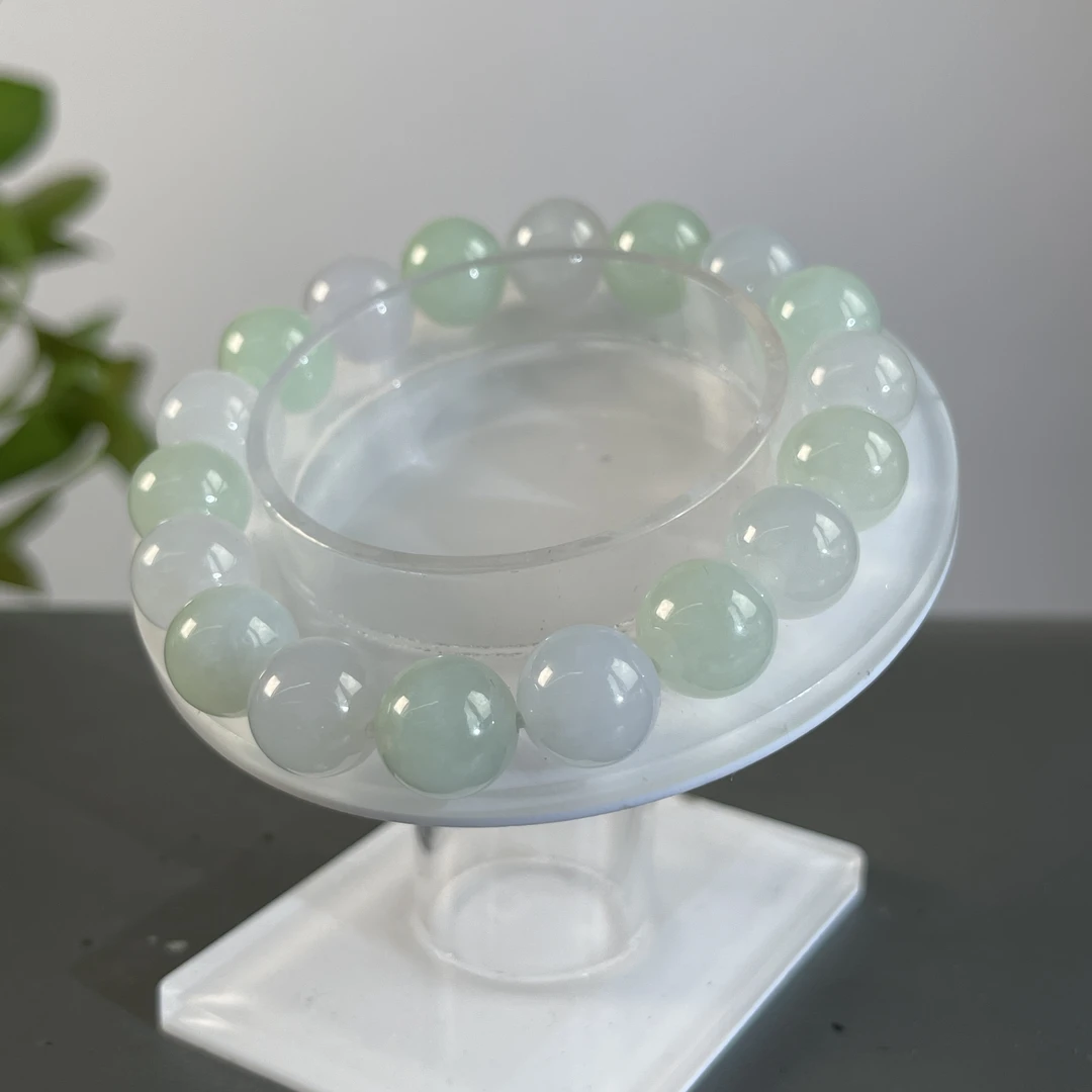 JCW20-237  天然缅甸A货翡翠  翡翠手串