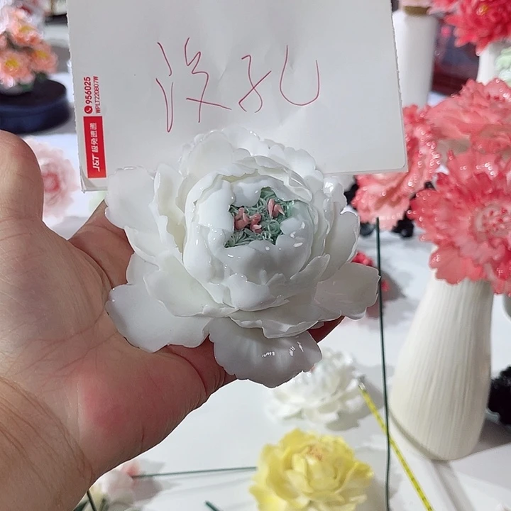 瓷片德化工厂陶瓷手工捏花
