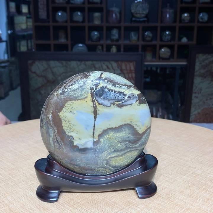 广西国画石摆件，观赏收藏