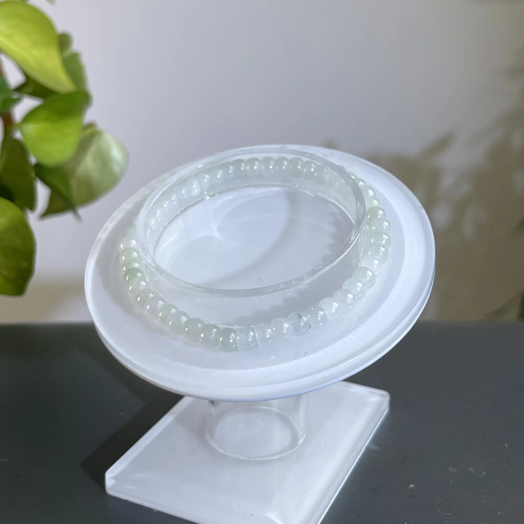 JTW30-06  天然缅甸A货翡翠  翡翠手串