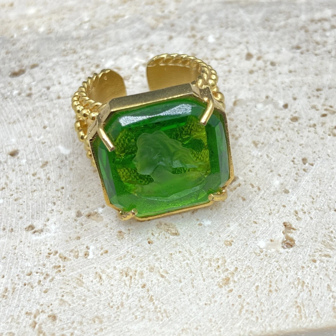 合金琉璃戒指 【Liz璇子】Patrizia Daliana戒指H45660无鉴赏期