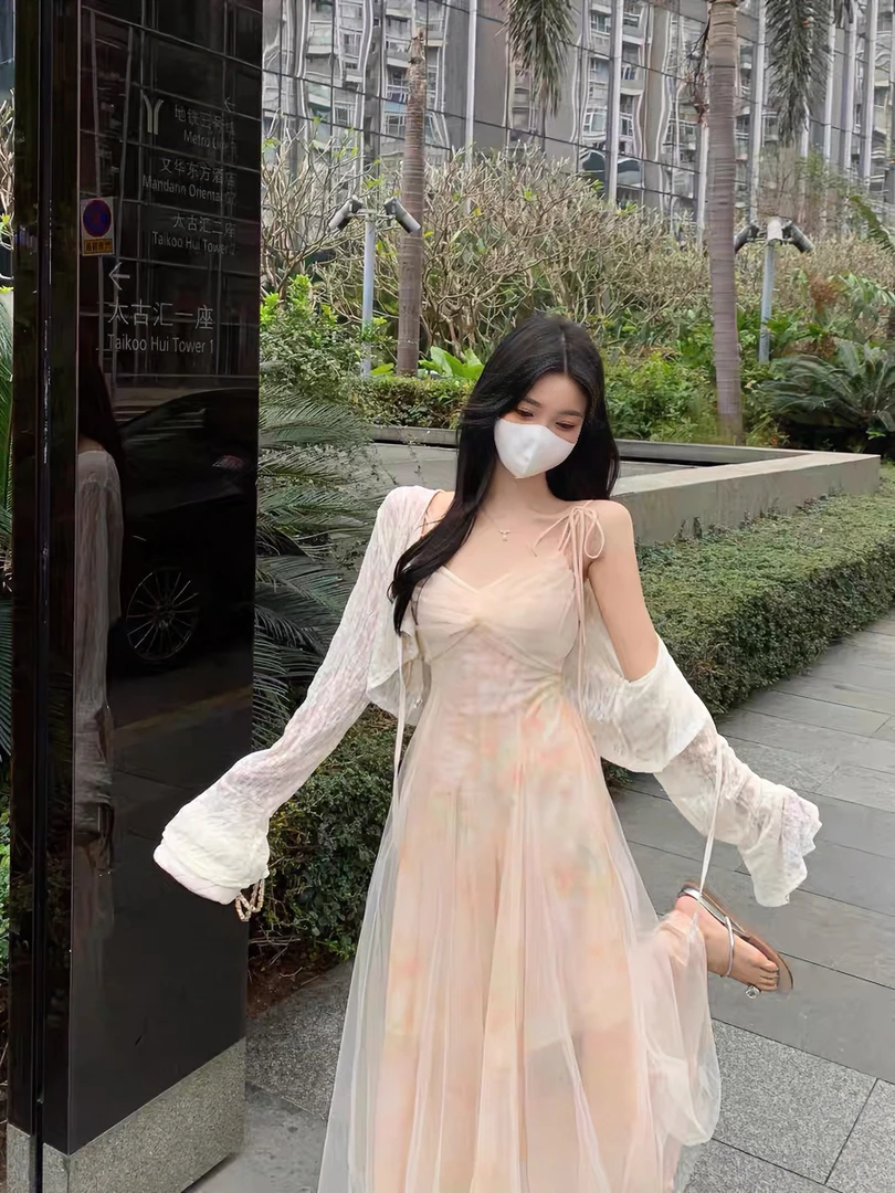 福利清仓~夏季显瘦气质温柔蕾丝法式连衣裙2832