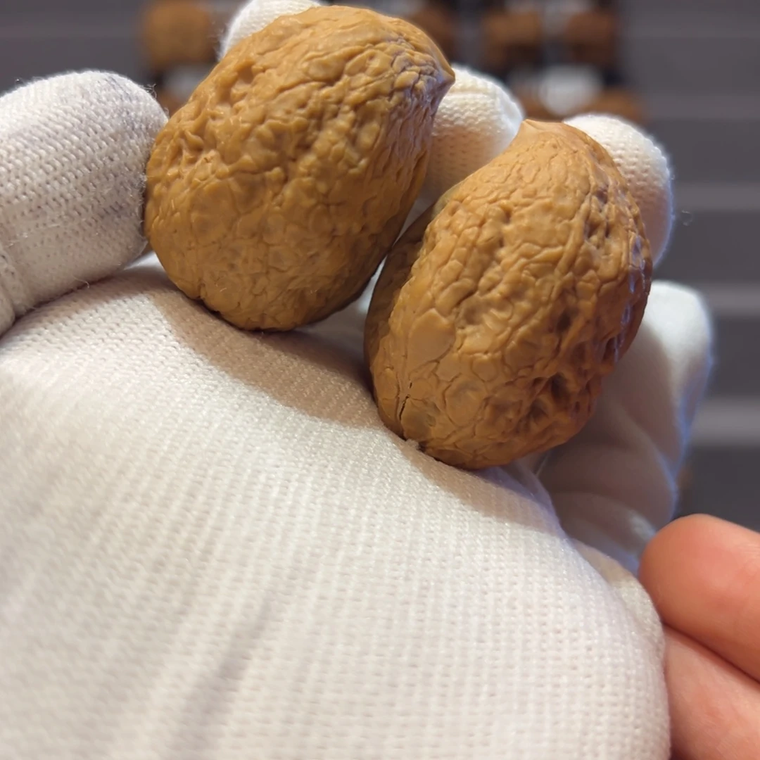 把件文玩核桃35mm异形鸳鸯