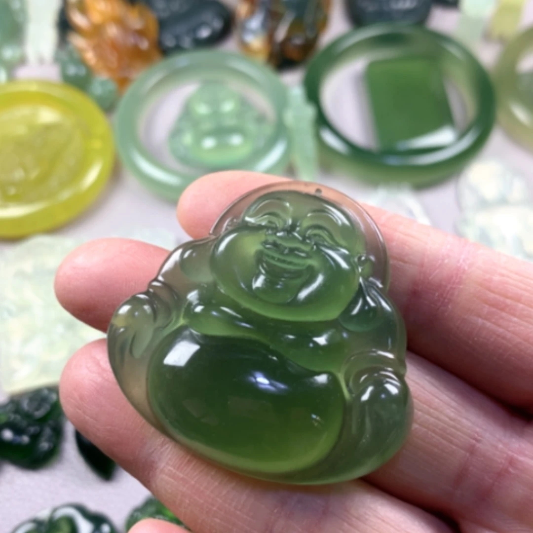 【闪购商品】蛇纹石玉岫玉未镶嵌