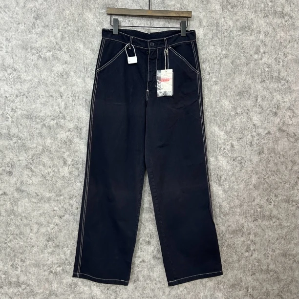 未使用 Prada/普拉达 深蓝色明线牛仔长裤