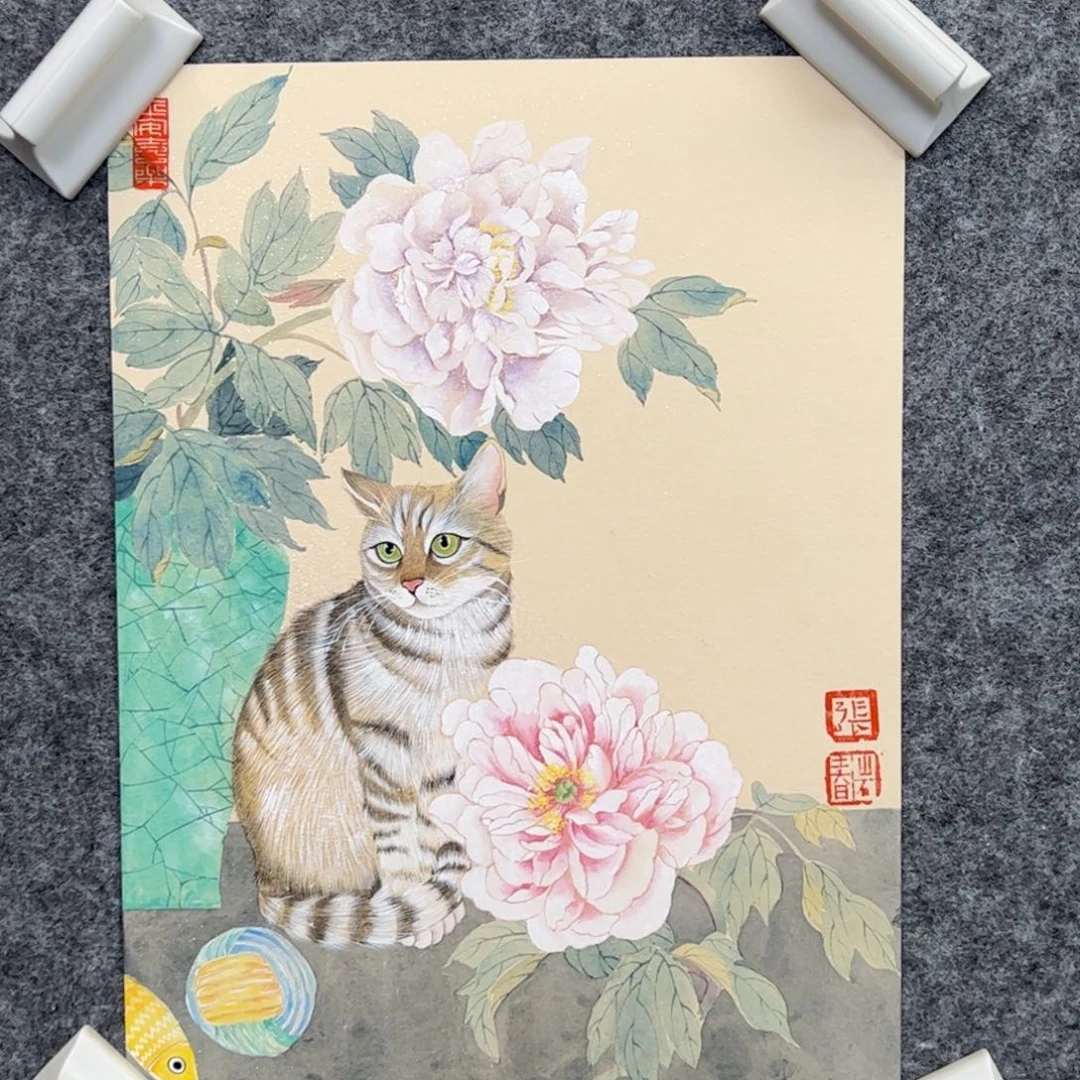 （a19844）猫咪 书画