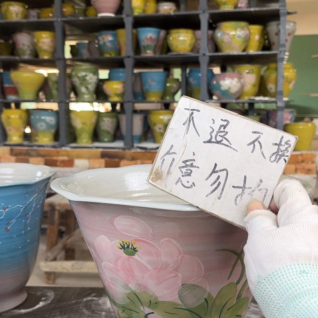 景德镇陶瓷花盆花盆