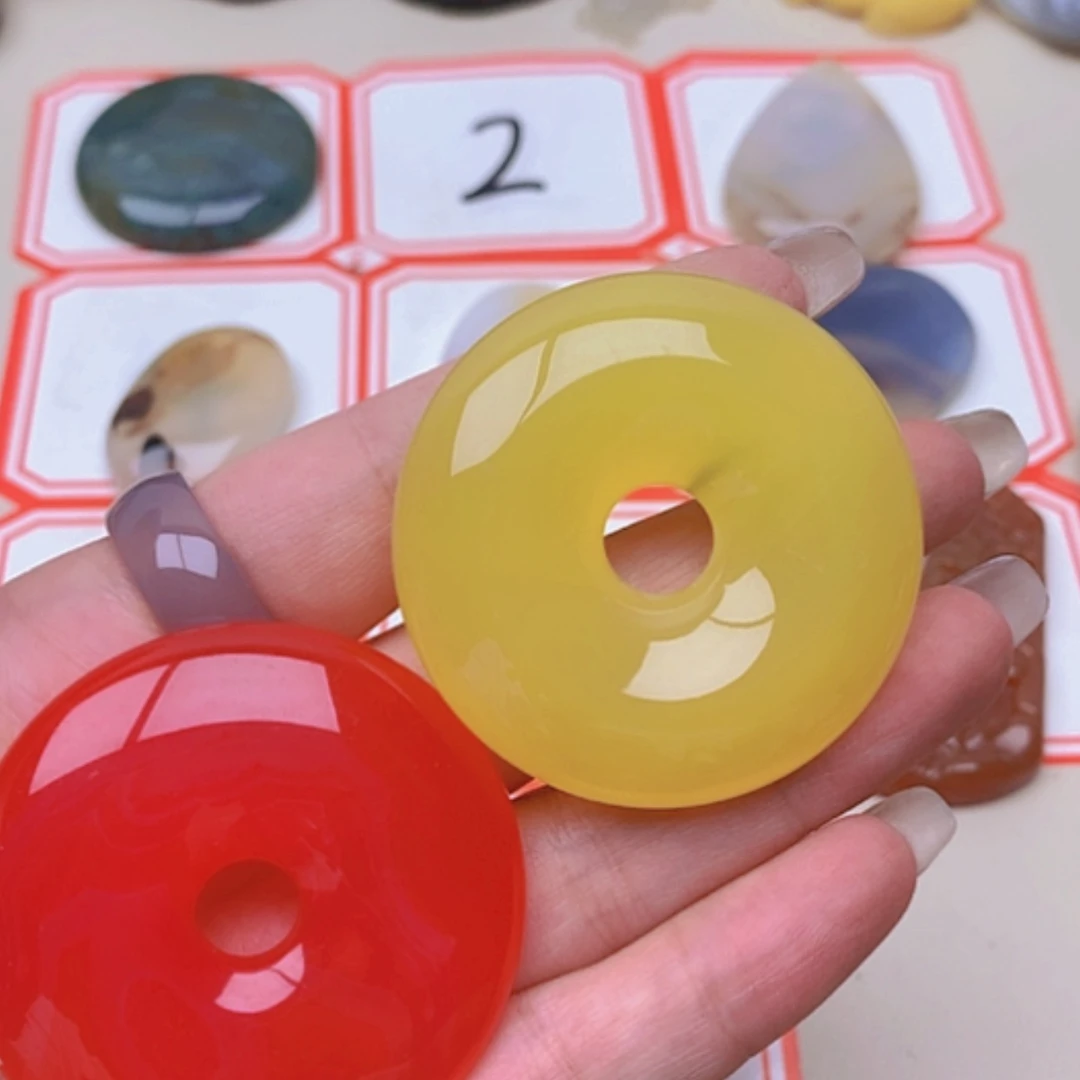 【闪购商品】玛瑙/玉髓未镶嵌珠宝半成品小*