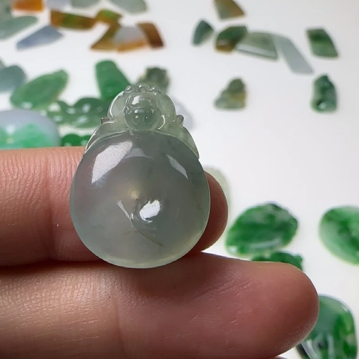 翡翠未镶嵌颈饰天然翡翠