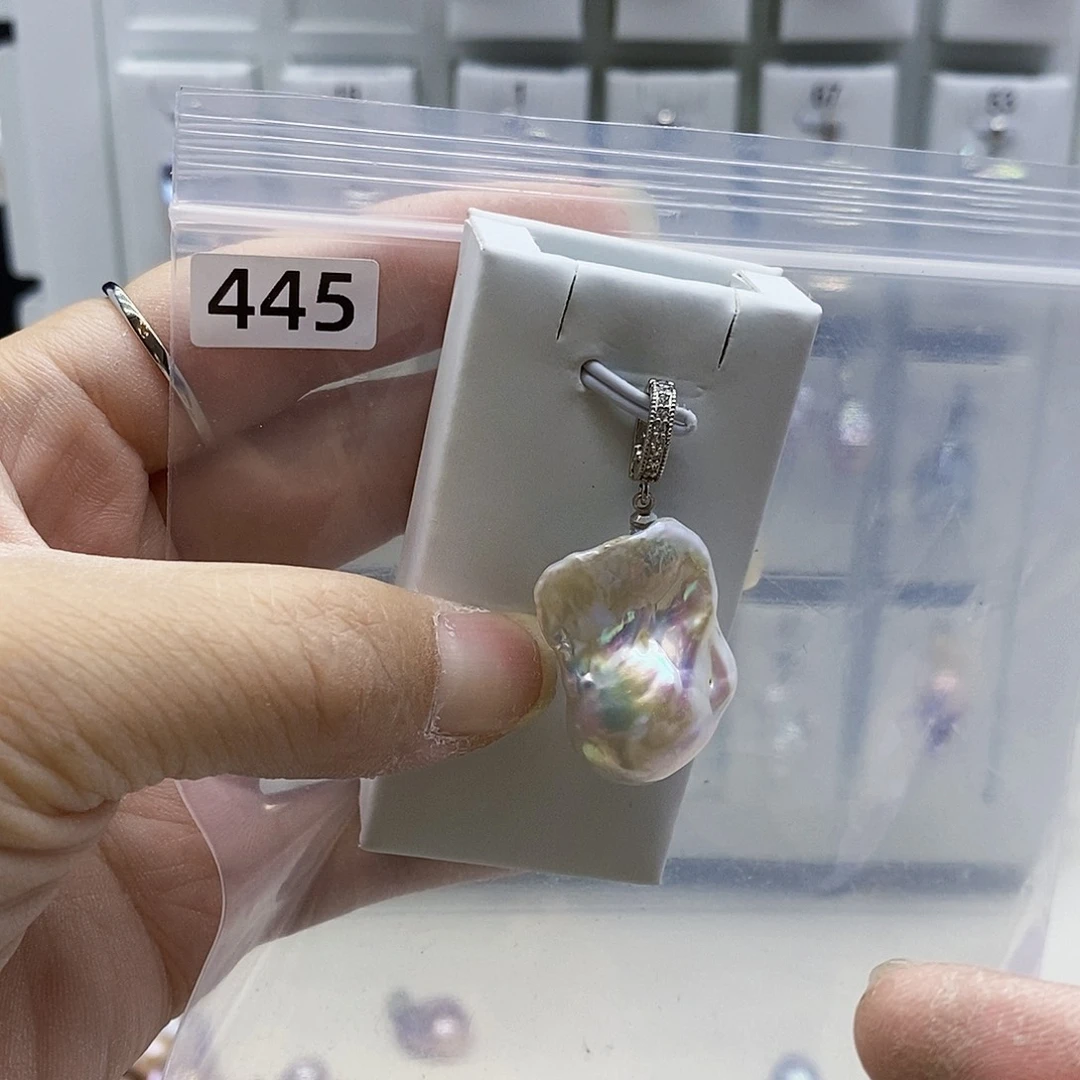 颈饰合金淡水珍珠