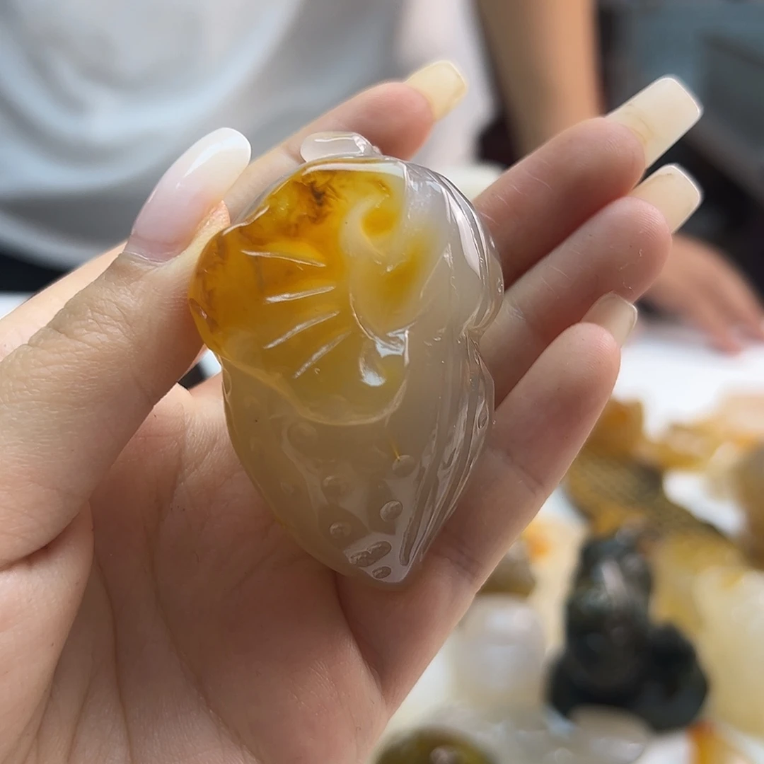 玛瑙/玉髓未镶嵌吊坠(不含链)