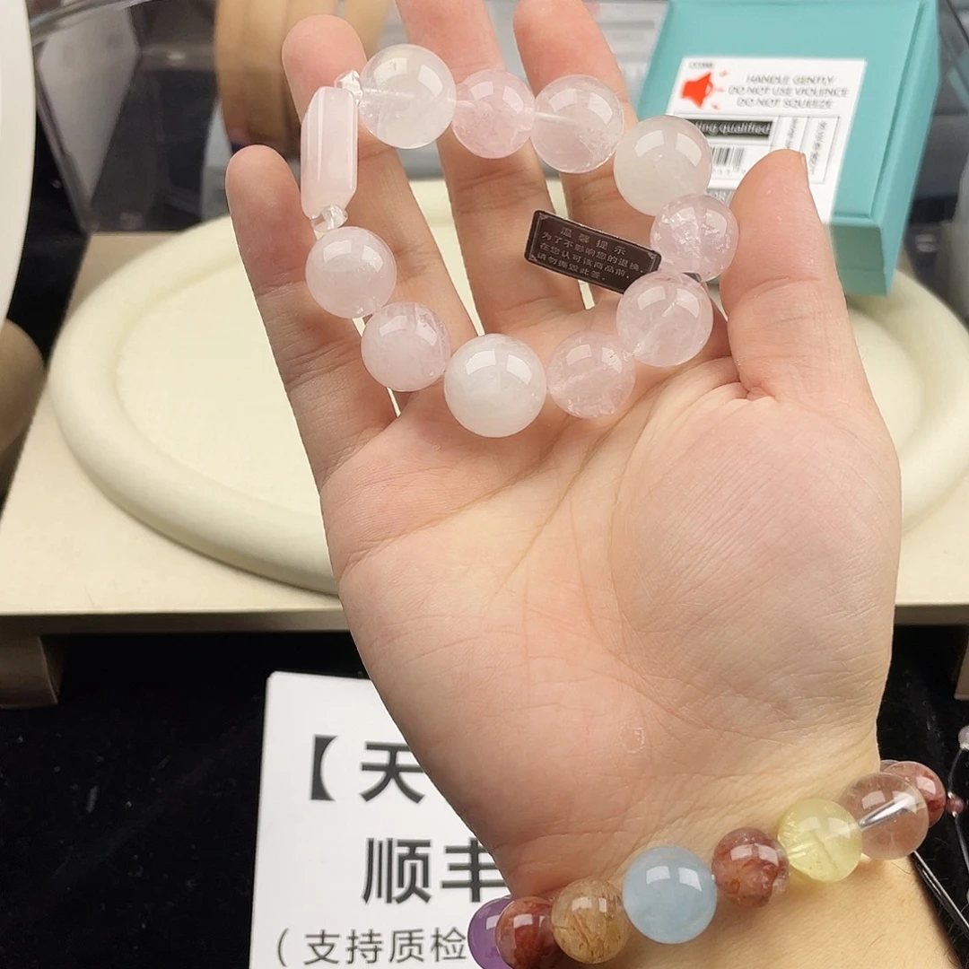 水晶银S925镶嵌手串
