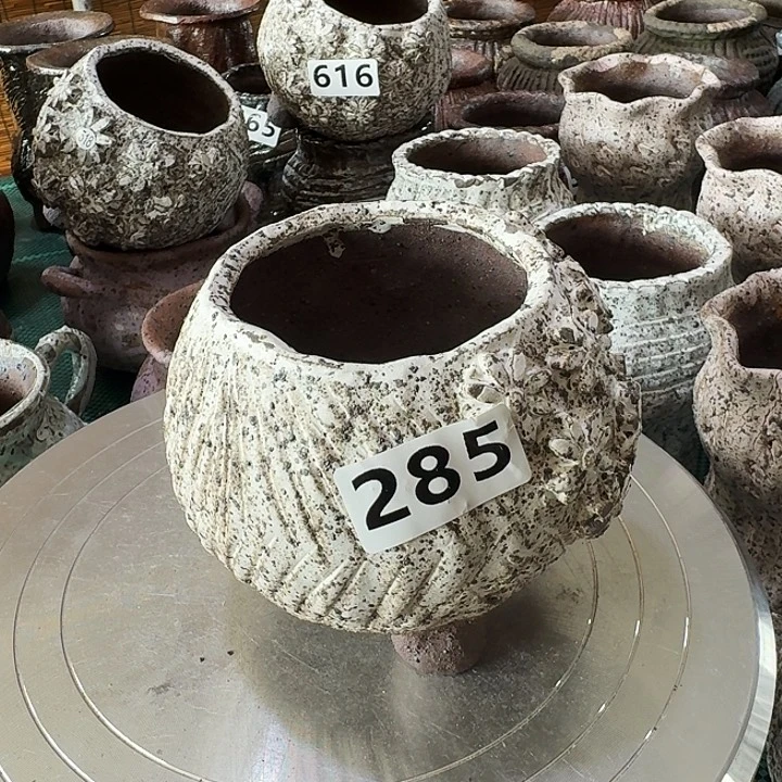 内口7高9粗陶手工