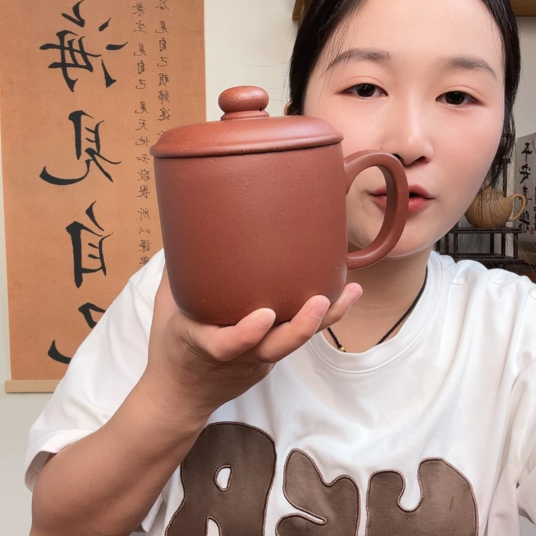 茶杯紫砂?*微瑕紫砂盖杯封釉