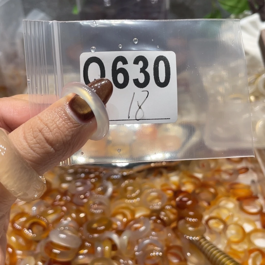 玛瑙/玉髓未镶嵌戒指630