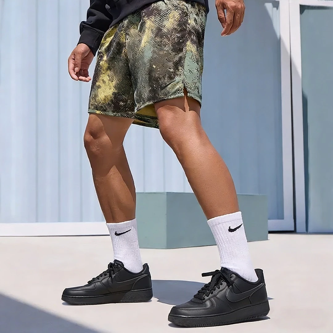 Nike耐克男鞋正品EBERNON潮流复古篮球风低帮运动休闲板鞋AQ1775