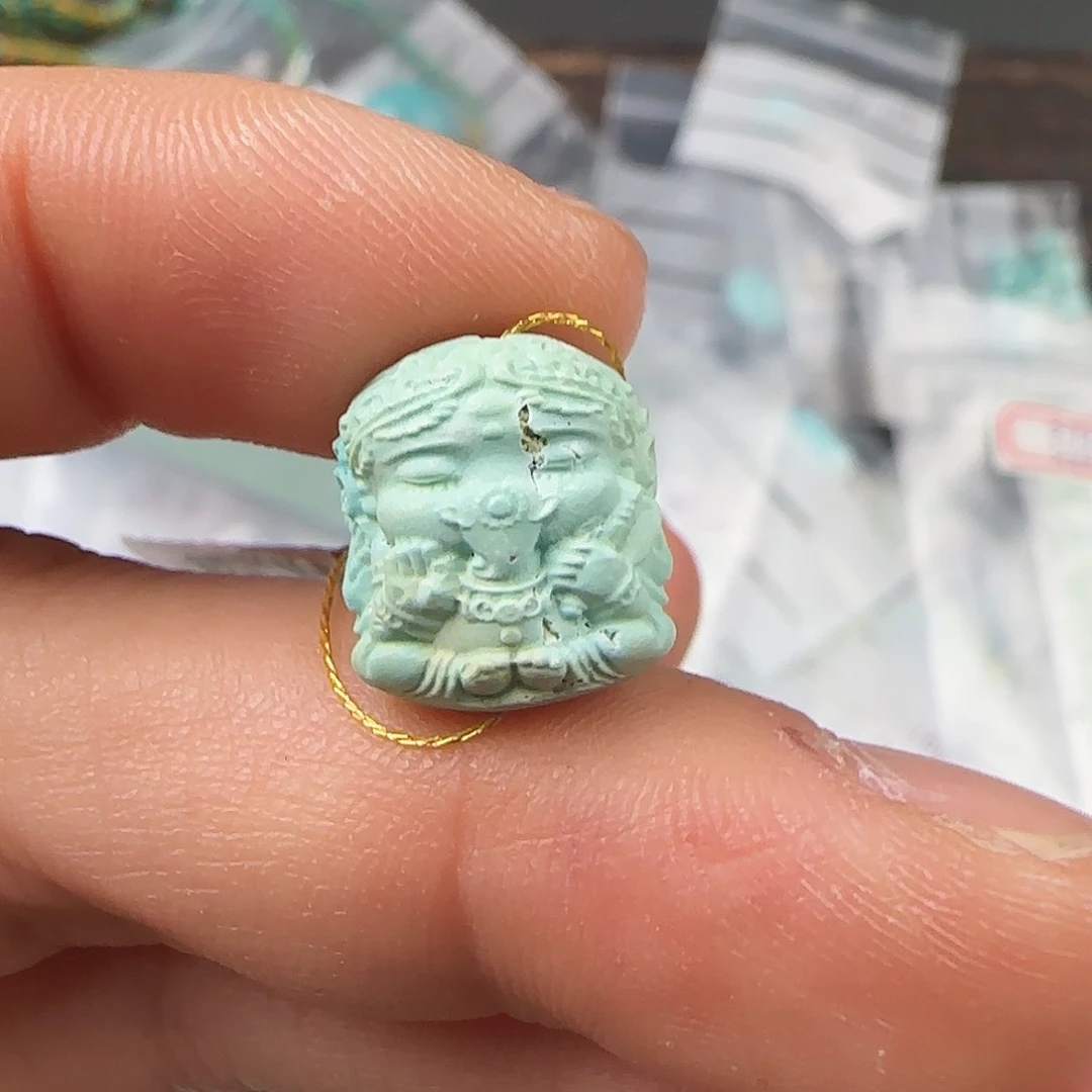 绿松石珠宝半成品未镶嵌