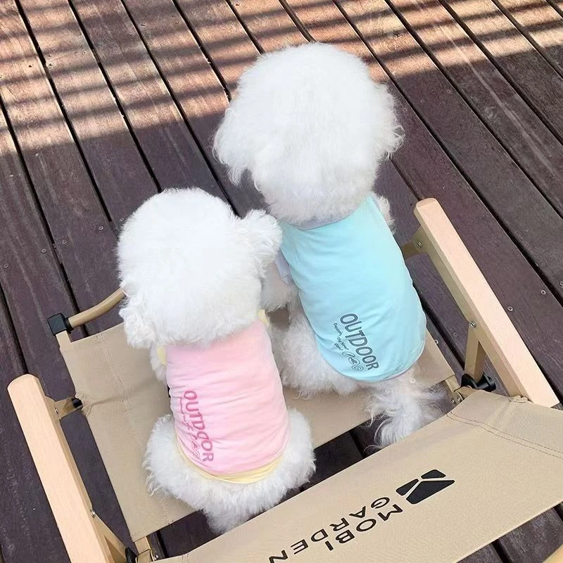 夏季狗狗凉感衣服瑜伽背心薄款透气中大型防晒金毛边牧柴犬凉凉衣