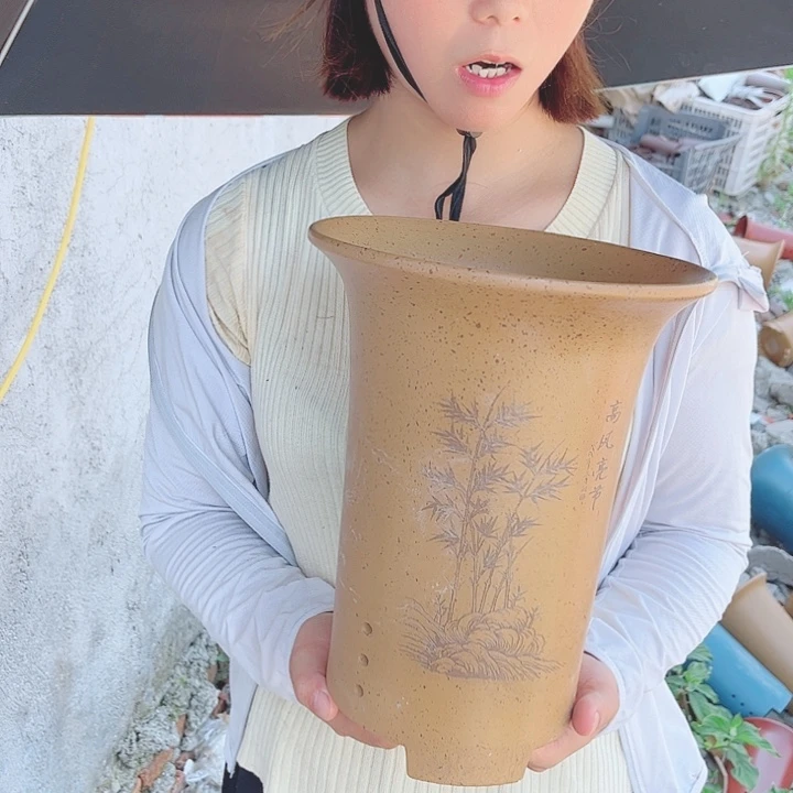 紫砂花盆宜兴紫砂精品花盆