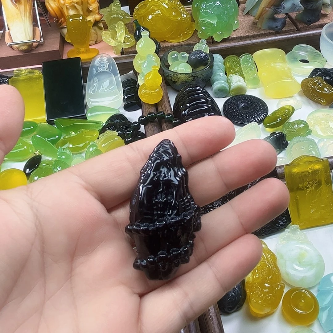 岫玉未镶嵌吊坠(不含链)