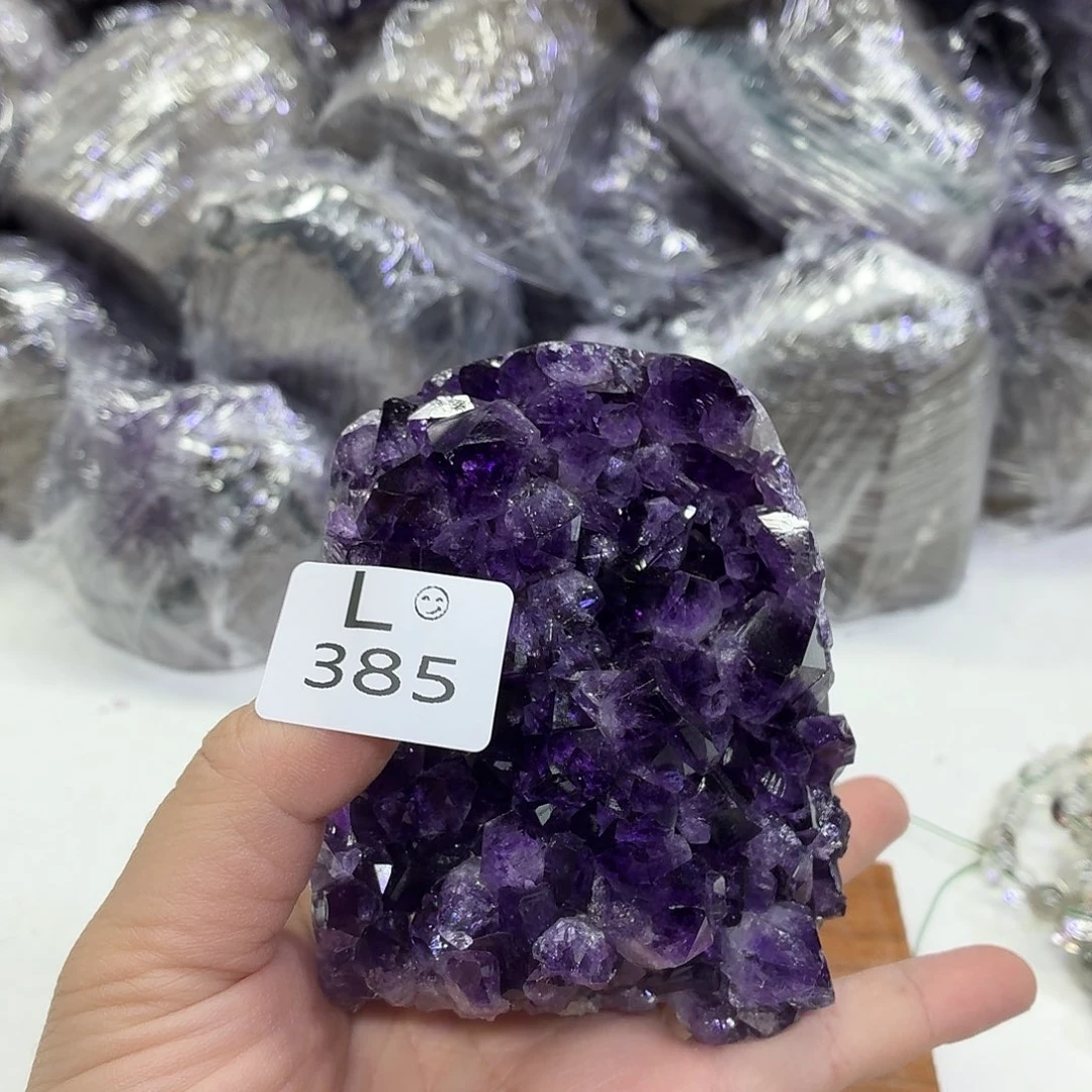 水晶摆件未镶嵌天然紫水晶