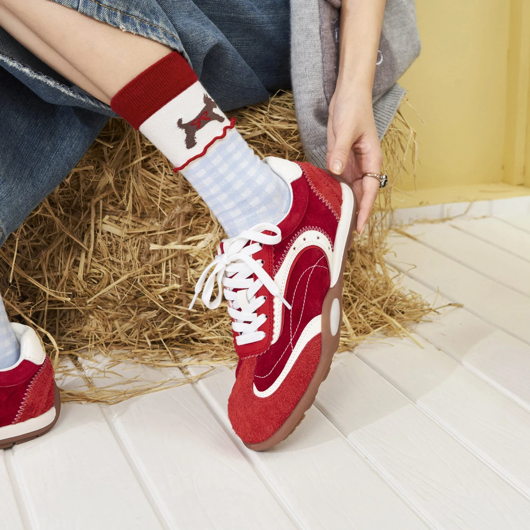 玛速主义2025年冬季新款时尚ins潮运动鞋平底百搭休闲鞋学生单鞋