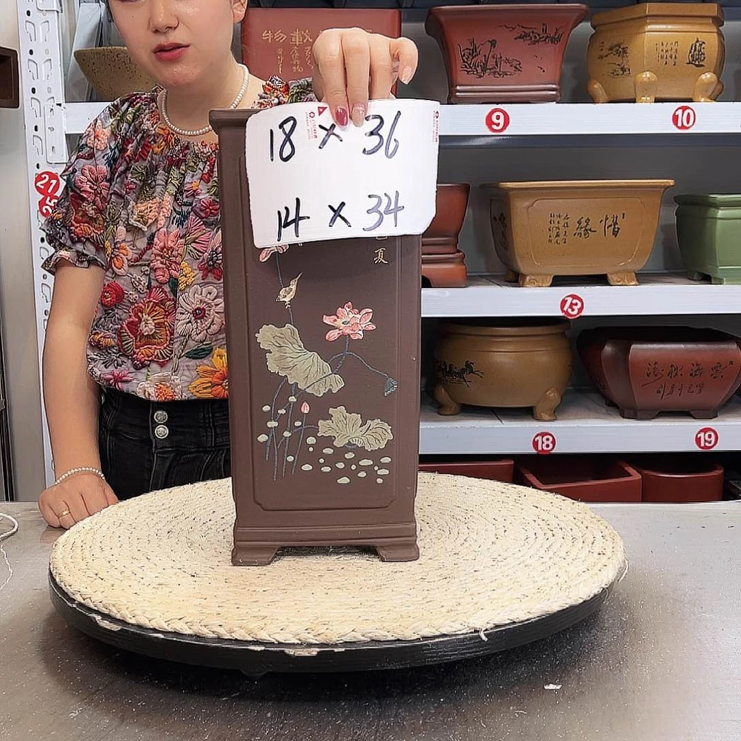 底槽青花盆紫砂花盆