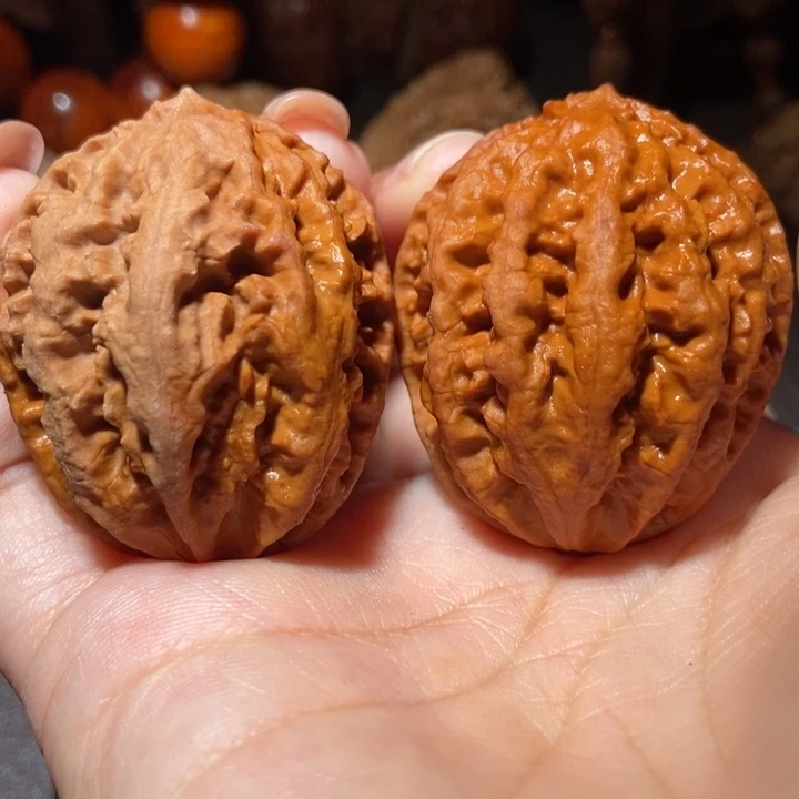 把件文玩核桃东北楸子小雪189