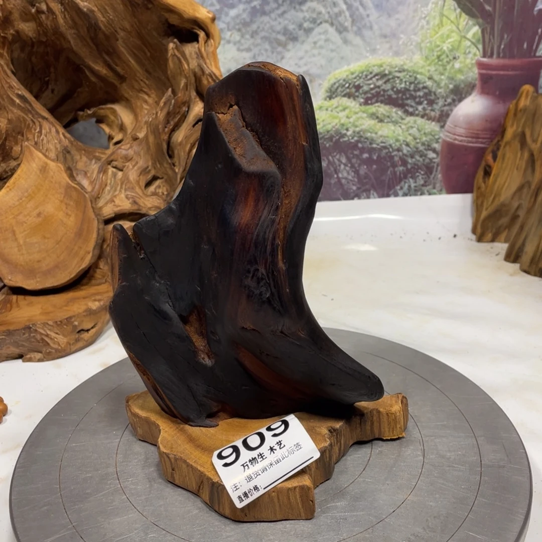 云***士木清凉薄荷药香味随形摆件，土埋老料自然香韵造型独特