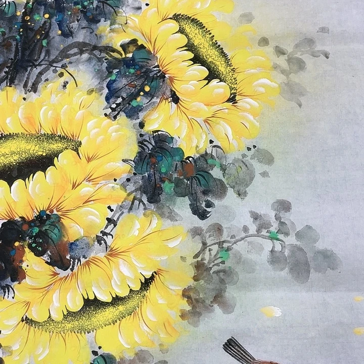 国画宣纸纯手绘原创作品