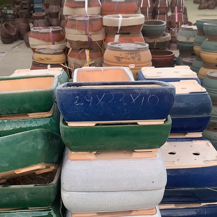 紫砂花盆100-4微瑕