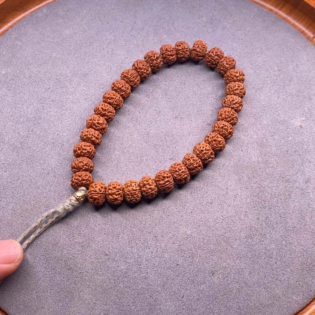 金刚菩提手串六瓣南瓜尺寸11.3x8