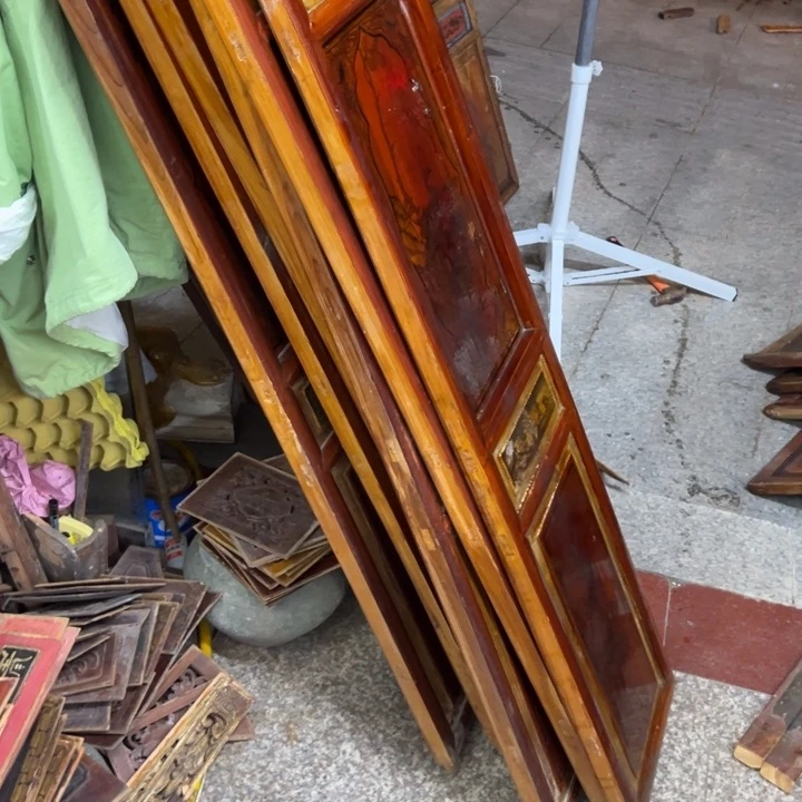 香榧木e****3老木雕花板艺术