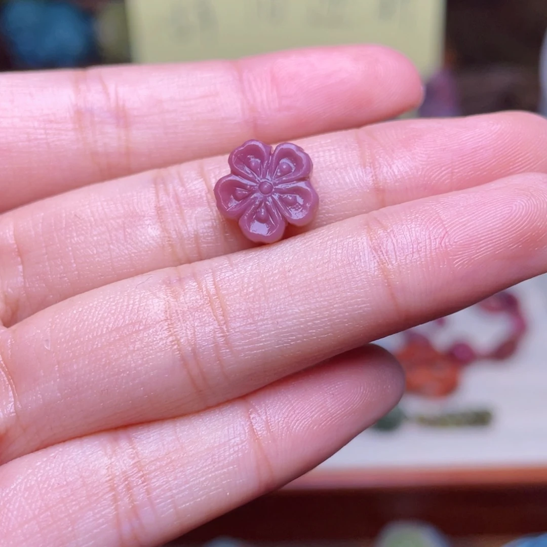 玛瑙/玉髓珠宝半成品未镶嵌懿***一盐源玛瑙花花