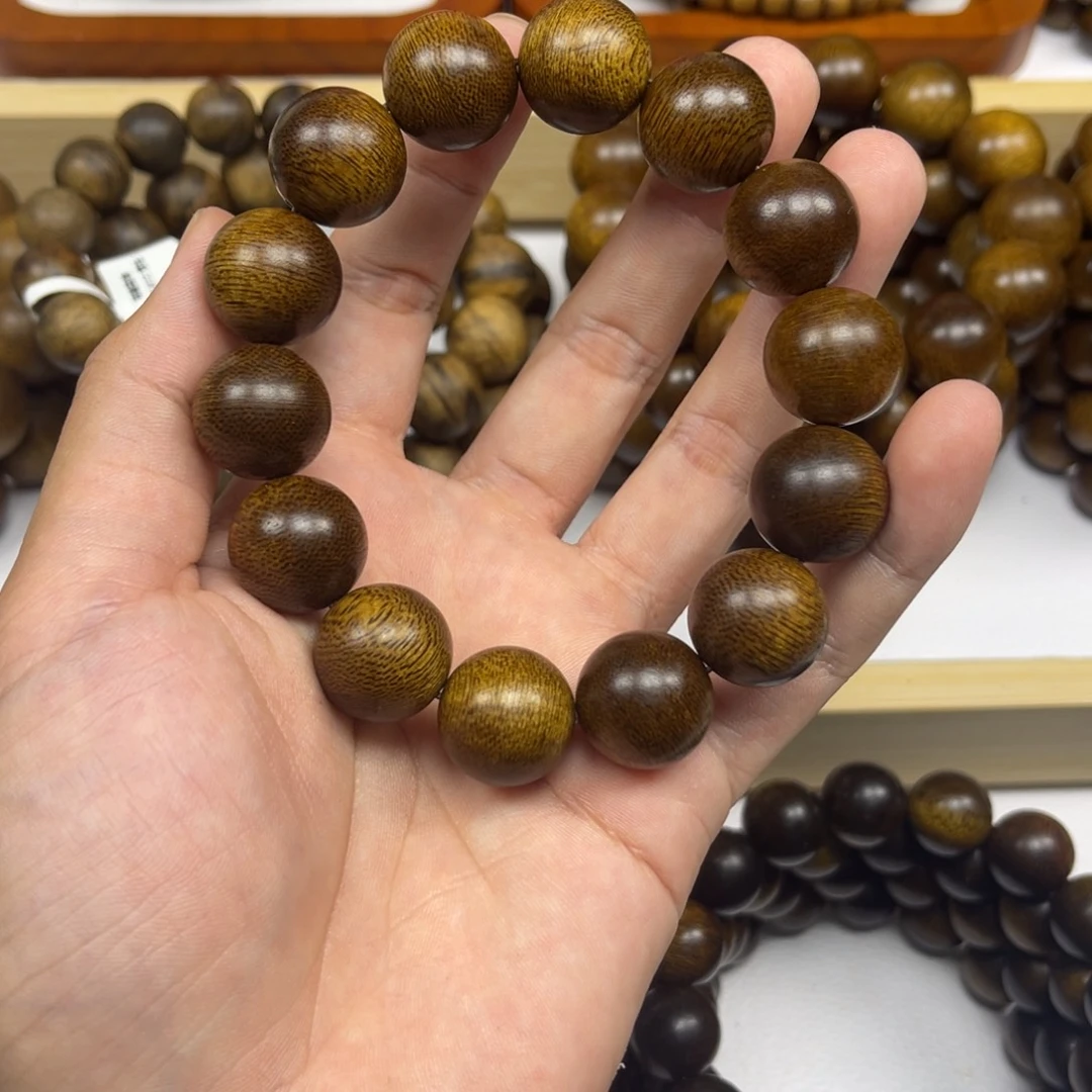 明***天手串沉香越南芽庄黄棋楠1.6